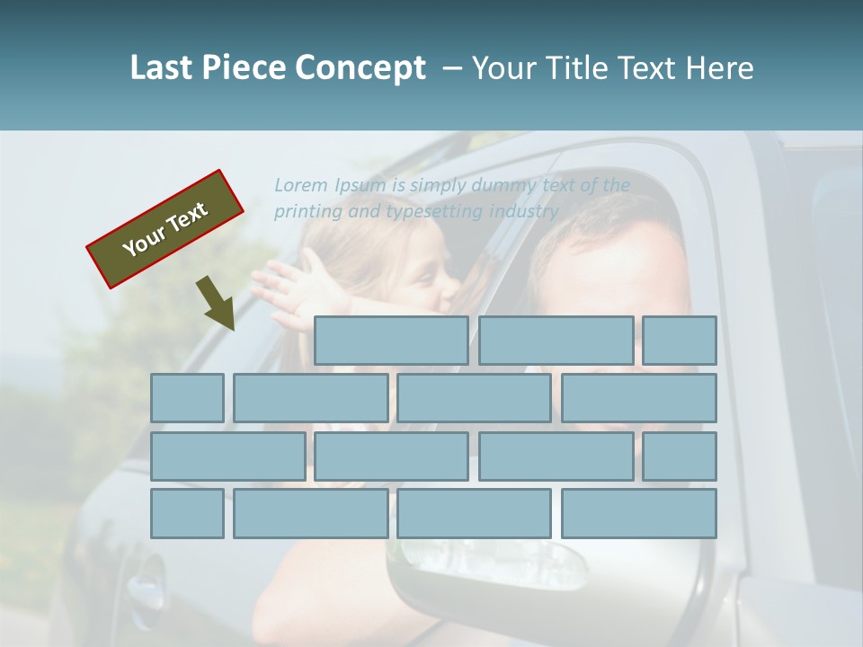 Girls Mobile Travel PowerPoint Template