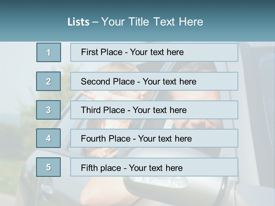 Girls Mobile Travel PowerPoint Template