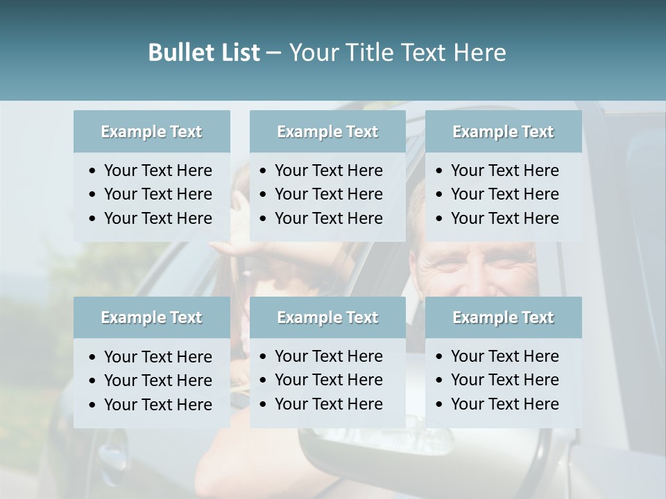 Girls Mobile Travel PowerPoint Template