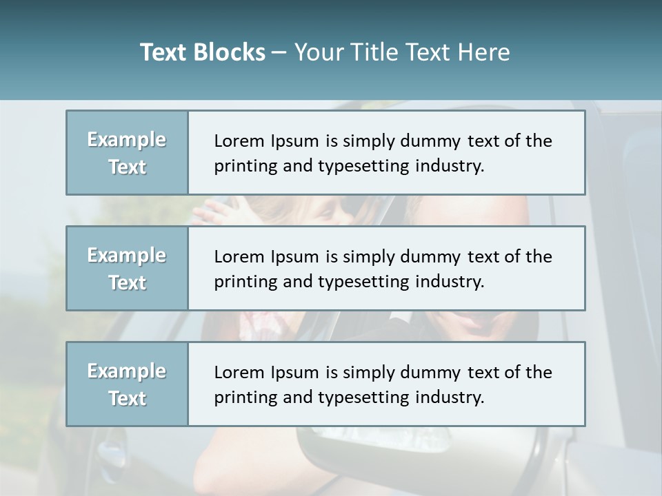 Girls Mobile Travel PowerPoint Template