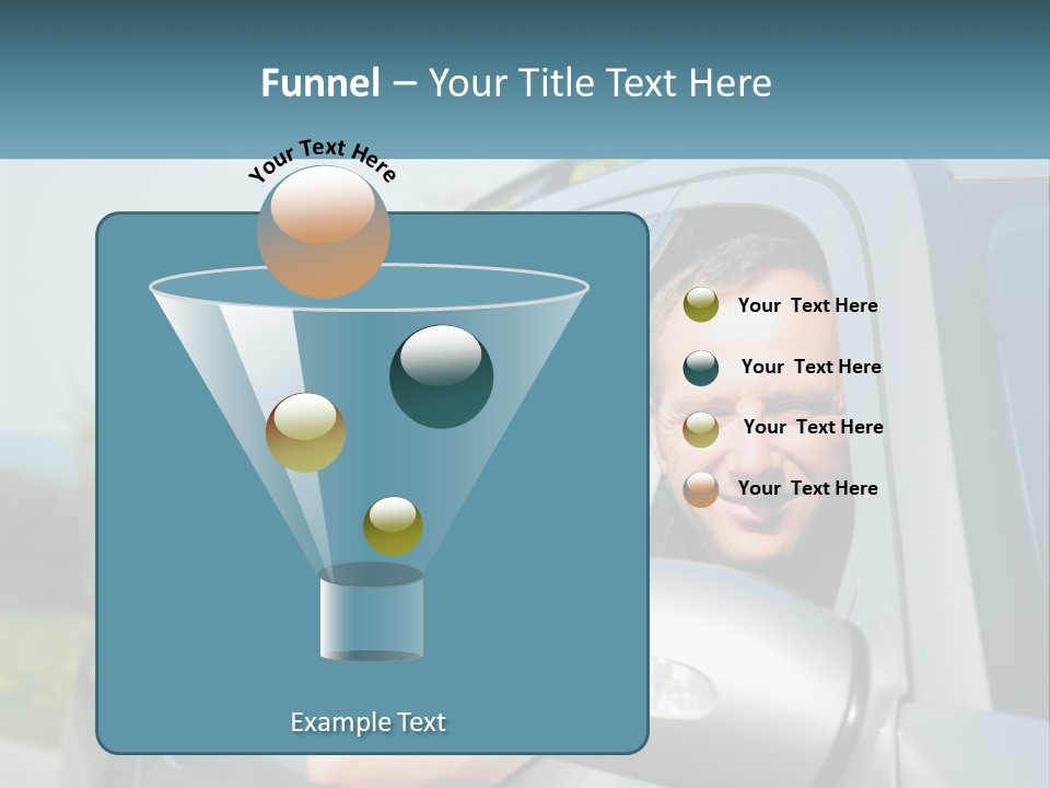 Girls Mobile Travel PowerPoint Template