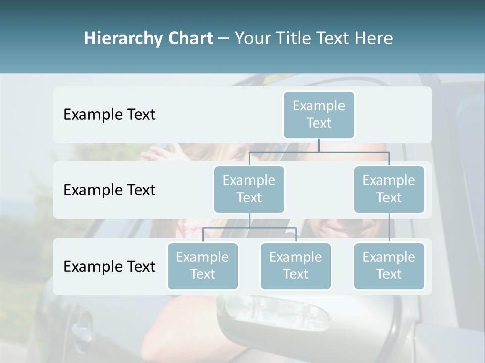 Girls Mobile Travel PowerPoint Template