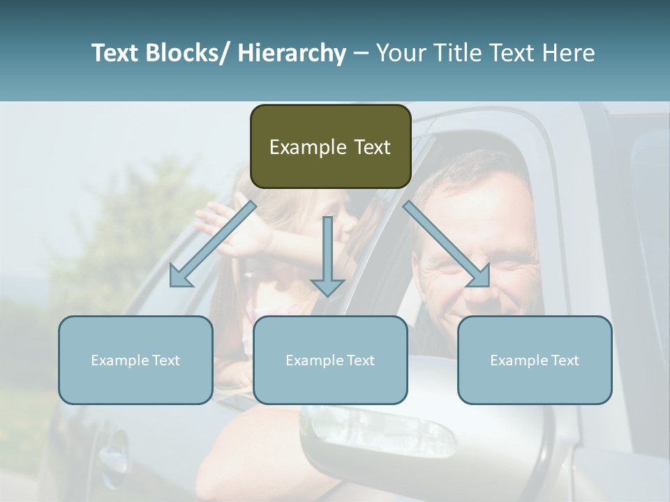 Girls Mobile Travel PowerPoint Template