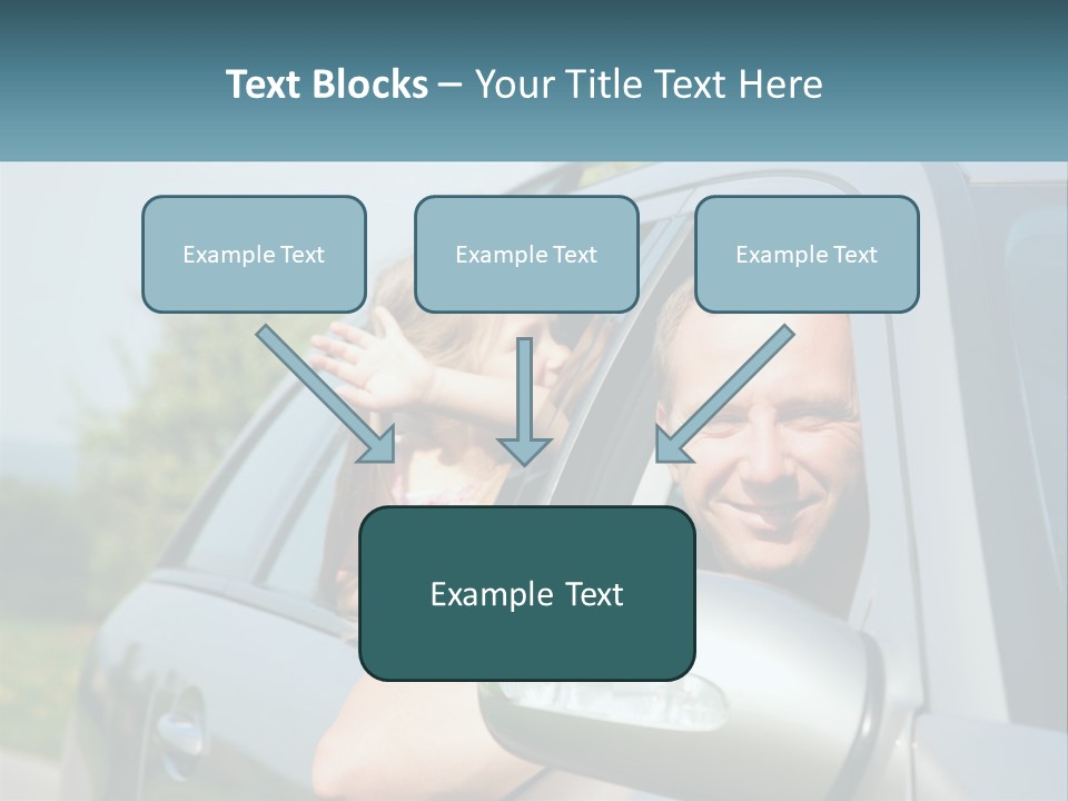 Girls Mobile Travel PowerPoint Template