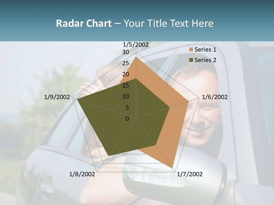 Girls Mobile Travel PowerPoint Template