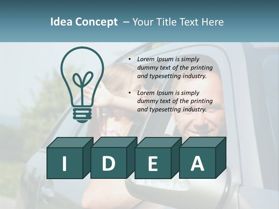 Girls Mobile Travel PowerPoint Template