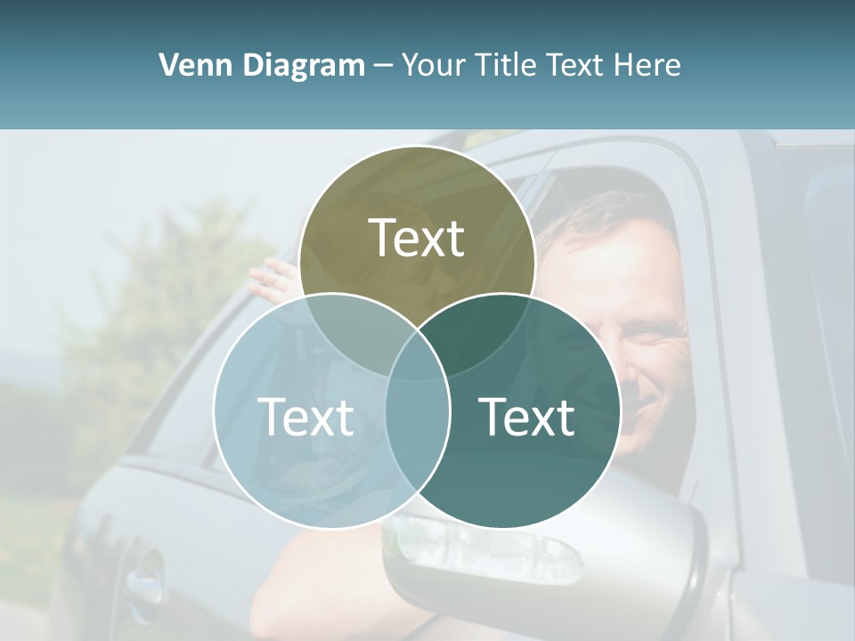 Girls Mobile Travel PowerPoint Template