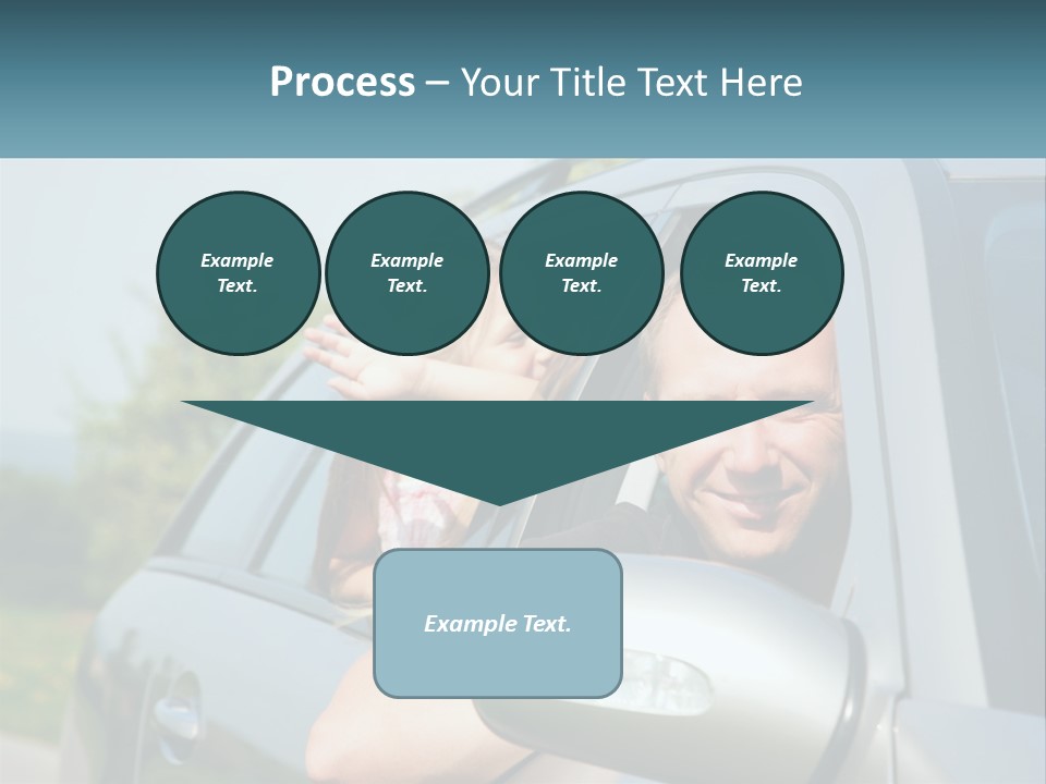 Girls Mobile Travel PowerPoint Template