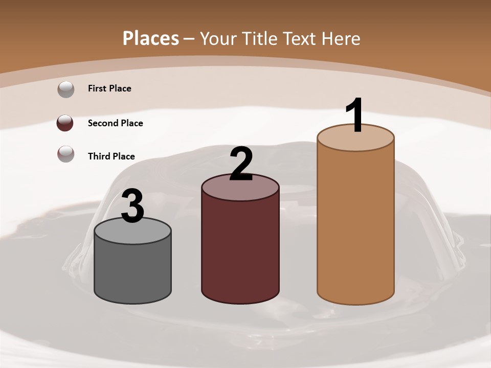 Brown Aliment Mousse PowerPoint Template