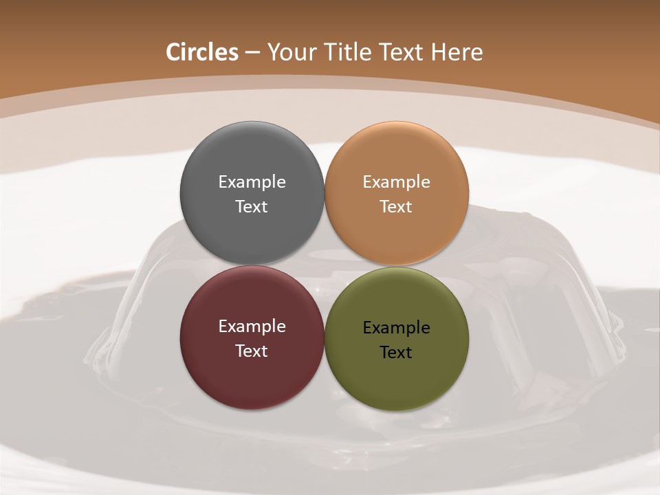 Brown Aliment Mousse PowerPoint Template