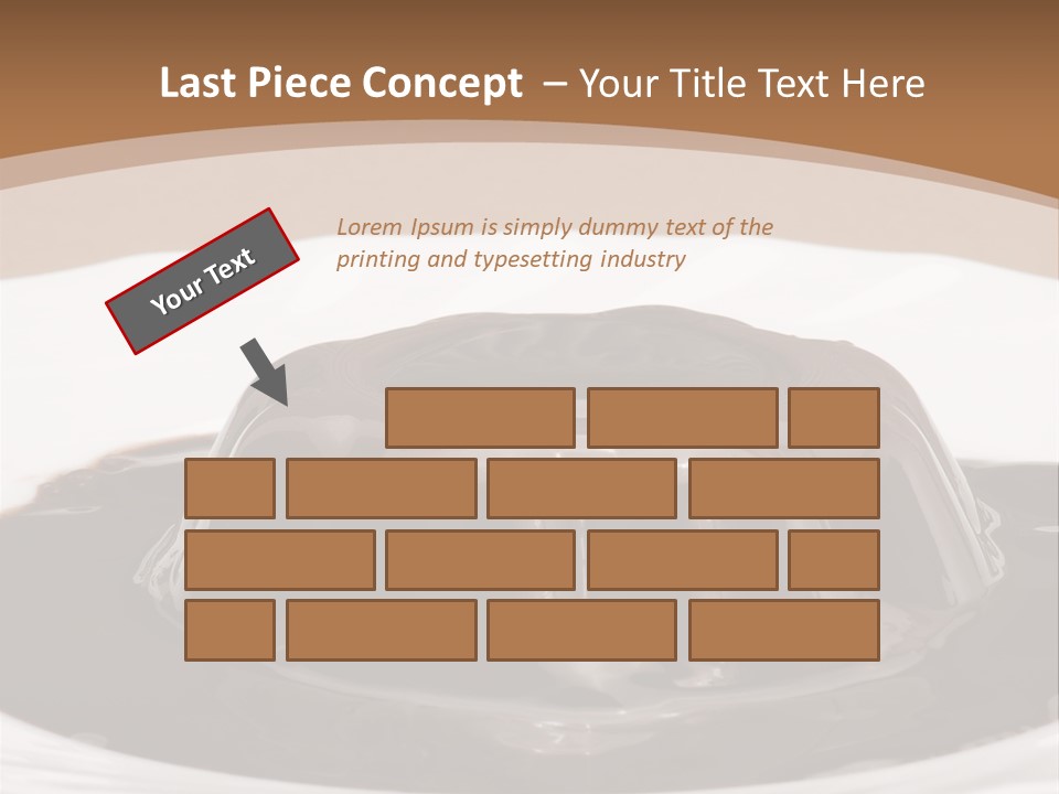 Brown Aliment Mousse PowerPoint Template