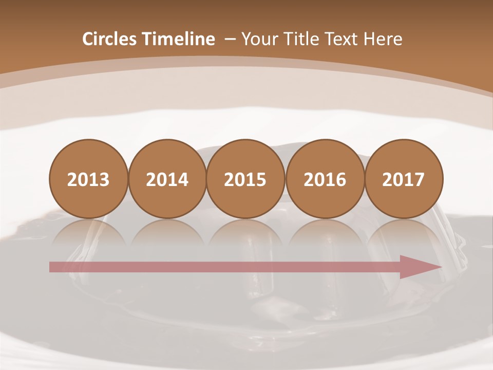 Brown Aliment Mousse PowerPoint Template