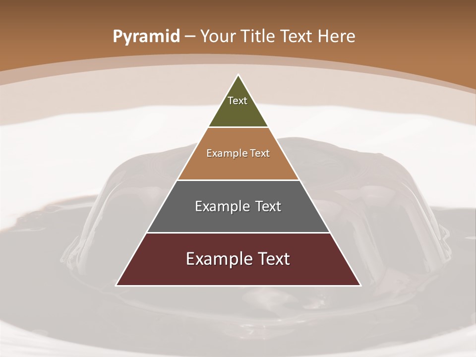 Brown Aliment Mousse PowerPoint Template