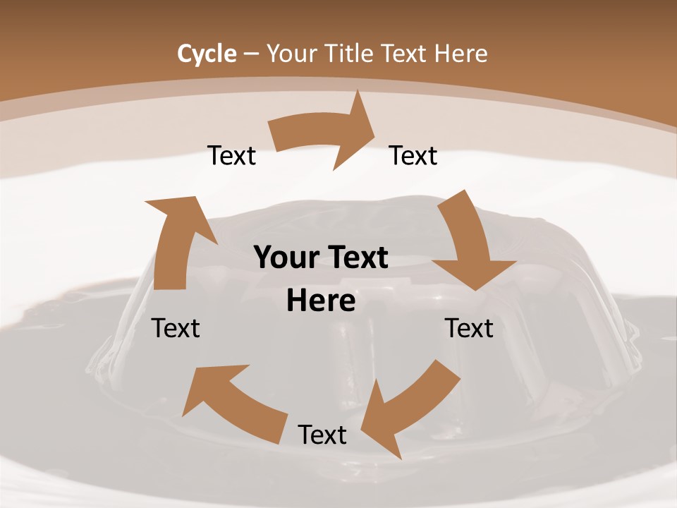 Brown Aliment Mousse PowerPoint Template