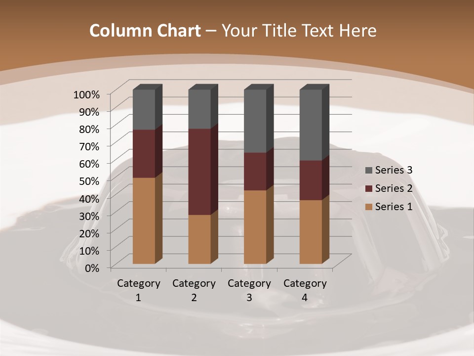 Brown Aliment Mousse PowerPoint Template