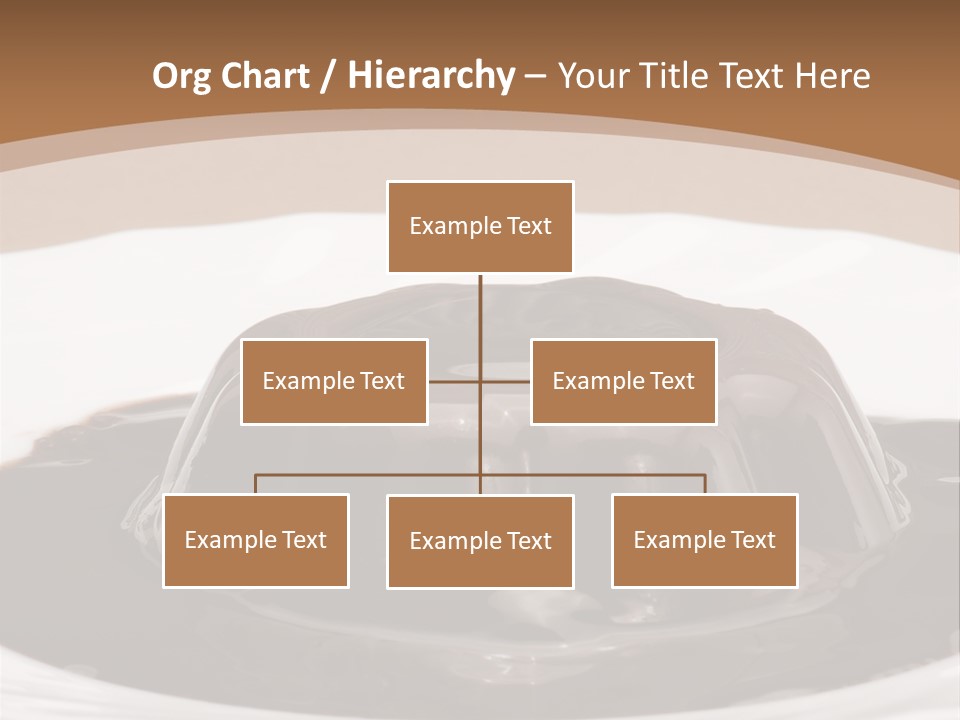 Brown Aliment Mousse PowerPoint Template