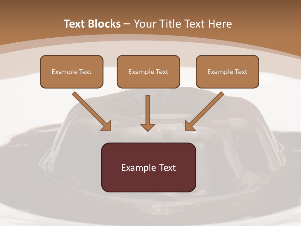 Brown Aliment Mousse PowerPoint Template