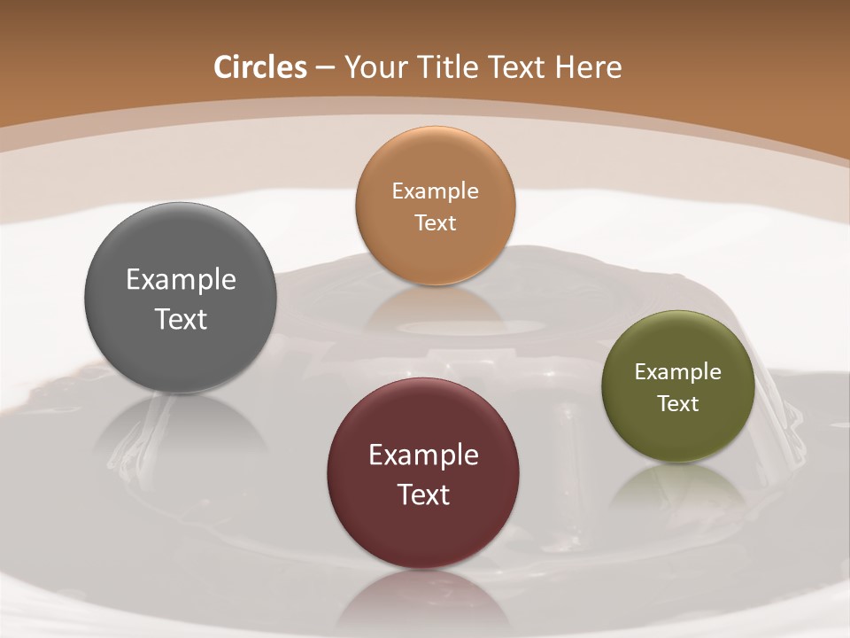 Brown Aliment Mousse PowerPoint Template