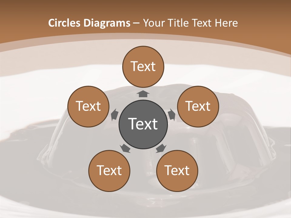 Brown Aliment Mousse PowerPoint Template