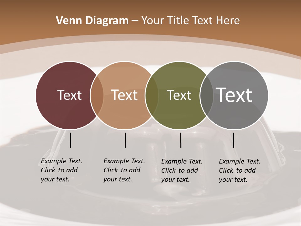 Brown Aliment Mousse PowerPoint Template