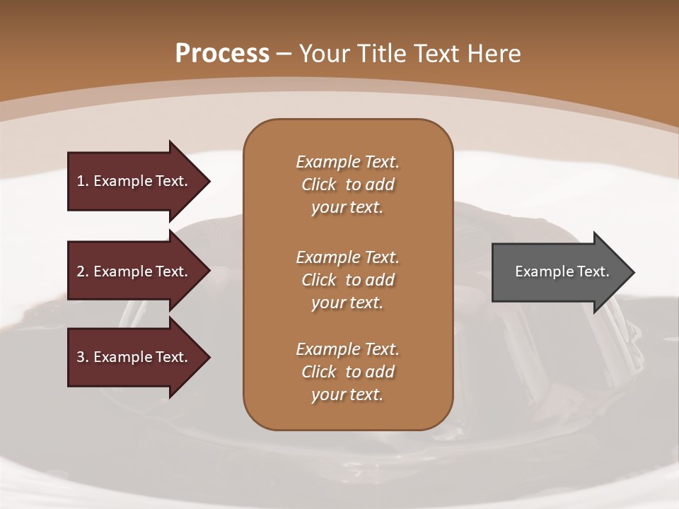 Brown Aliment Mousse PowerPoint Template