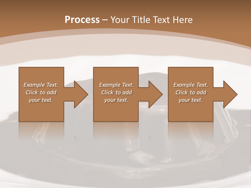 Brown Aliment Mousse PowerPoint Template