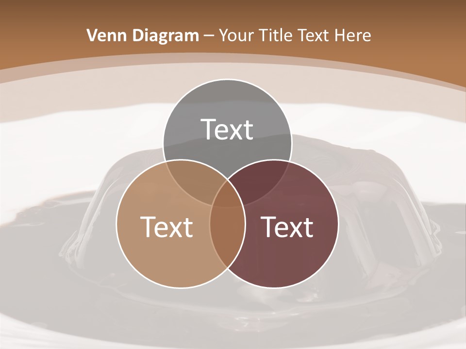 Brown Aliment Mousse PowerPoint Template