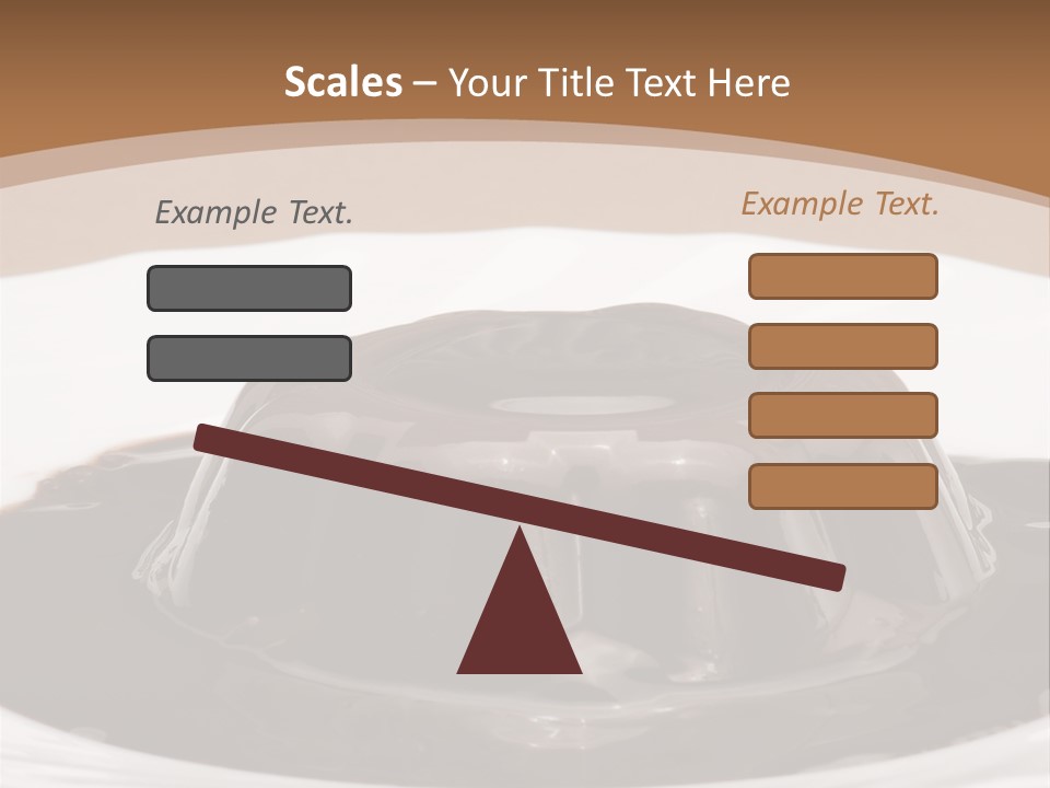 Brown Aliment Mousse PowerPoint Template