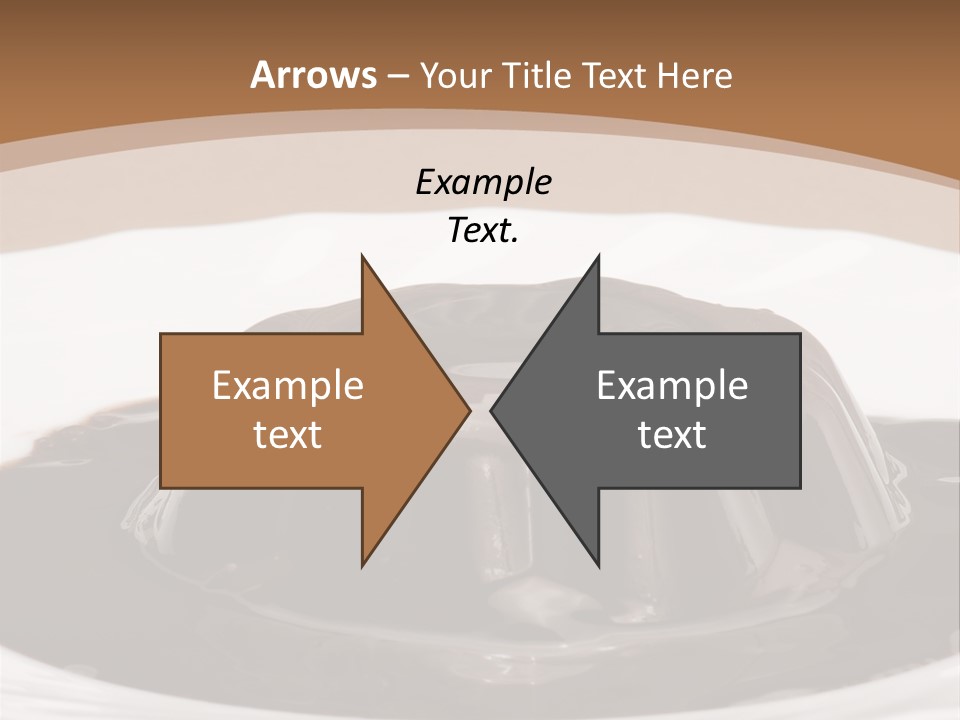 Brown Aliment Mousse PowerPoint Template