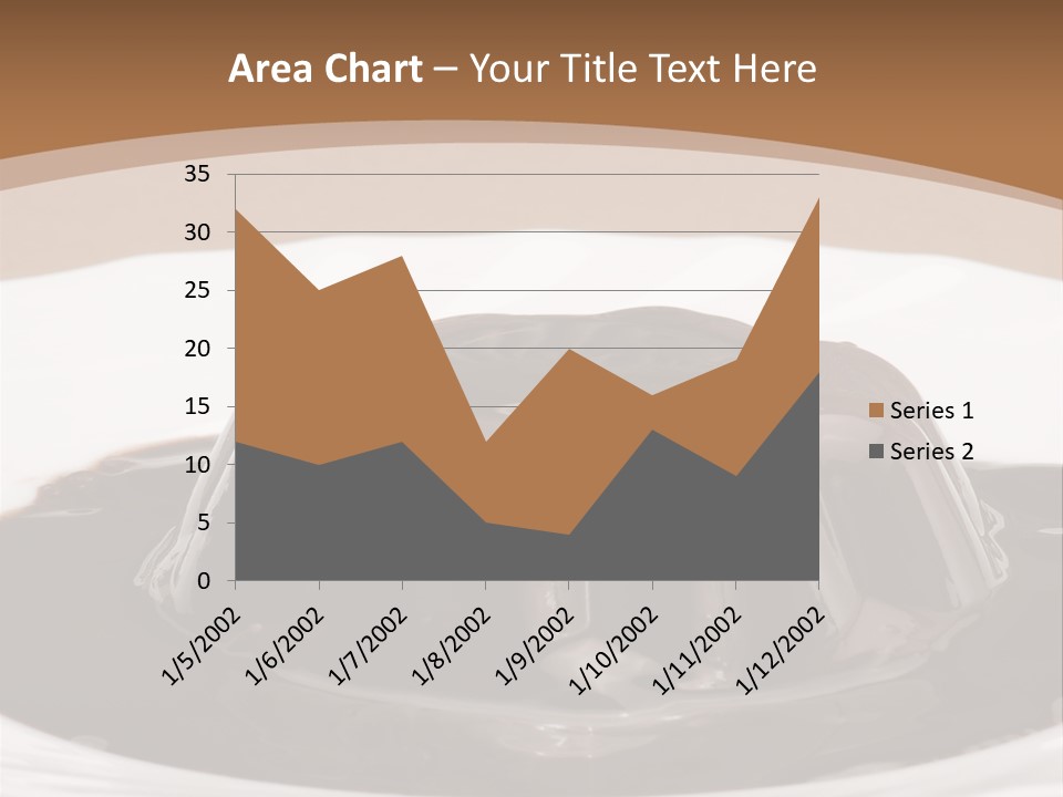 Brown Aliment Mousse PowerPoint Template