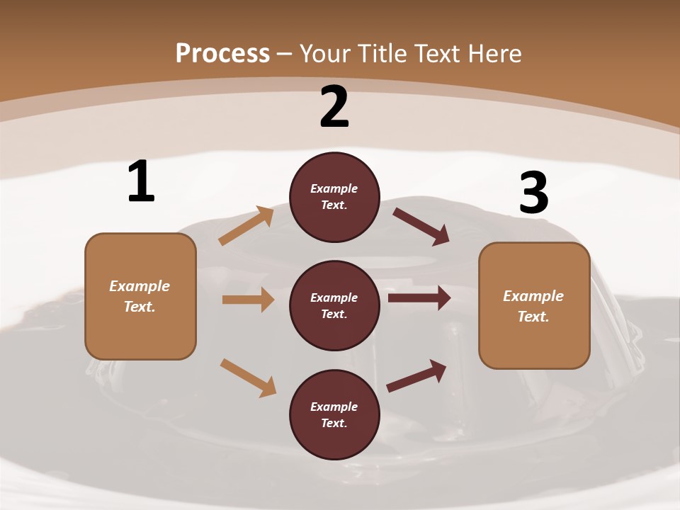 Brown Aliment Mousse PowerPoint Template