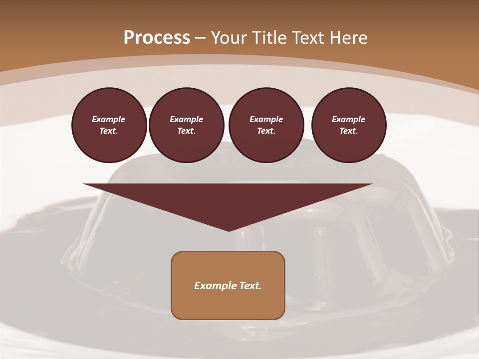 Brown Aliment Mousse PowerPoint Template