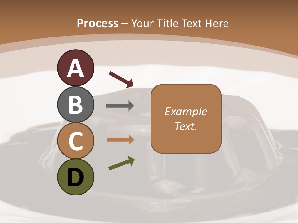 Brown Aliment Mousse PowerPoint Template