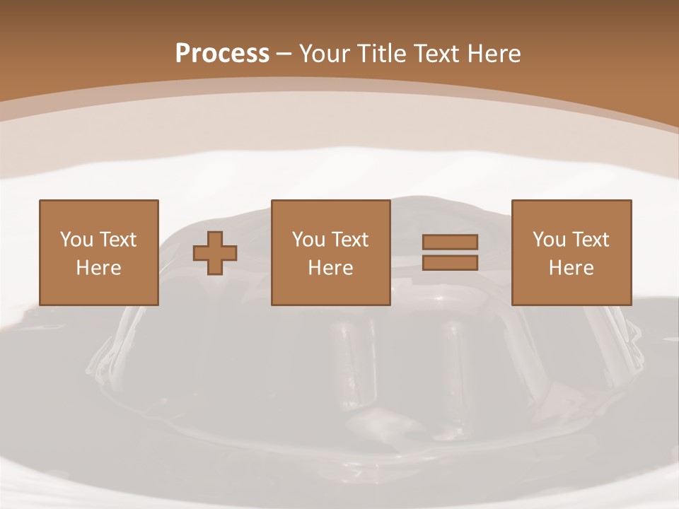 Brown Aliment Mousse PowerPoint Template