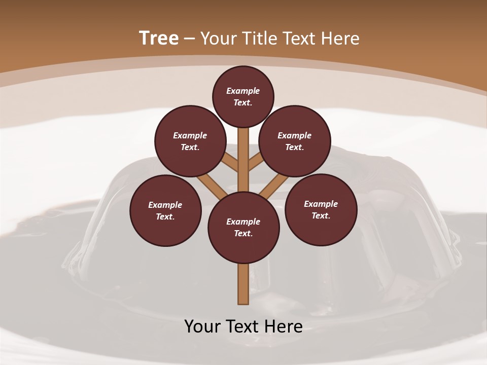 Brown Aliment Mousse PowerPoint Template