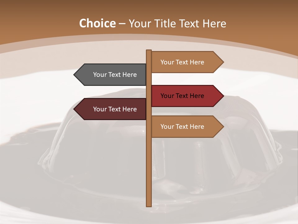 Brown Aliment Mousse PowerPoint Template
