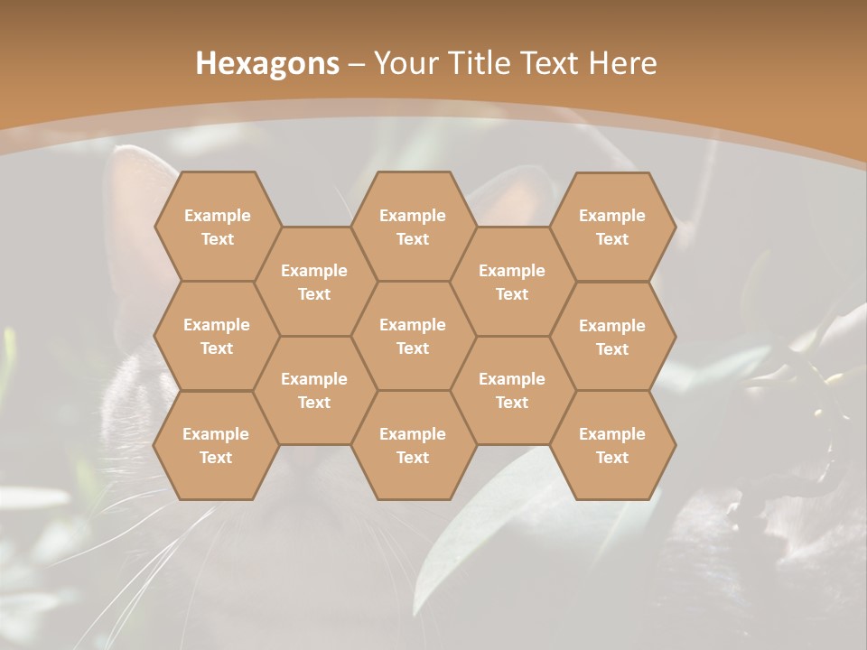 Green Creature Hair PowerPoint Template