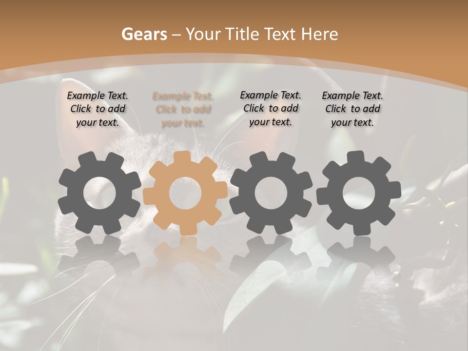 Green Creature Hair PowerPoint Template