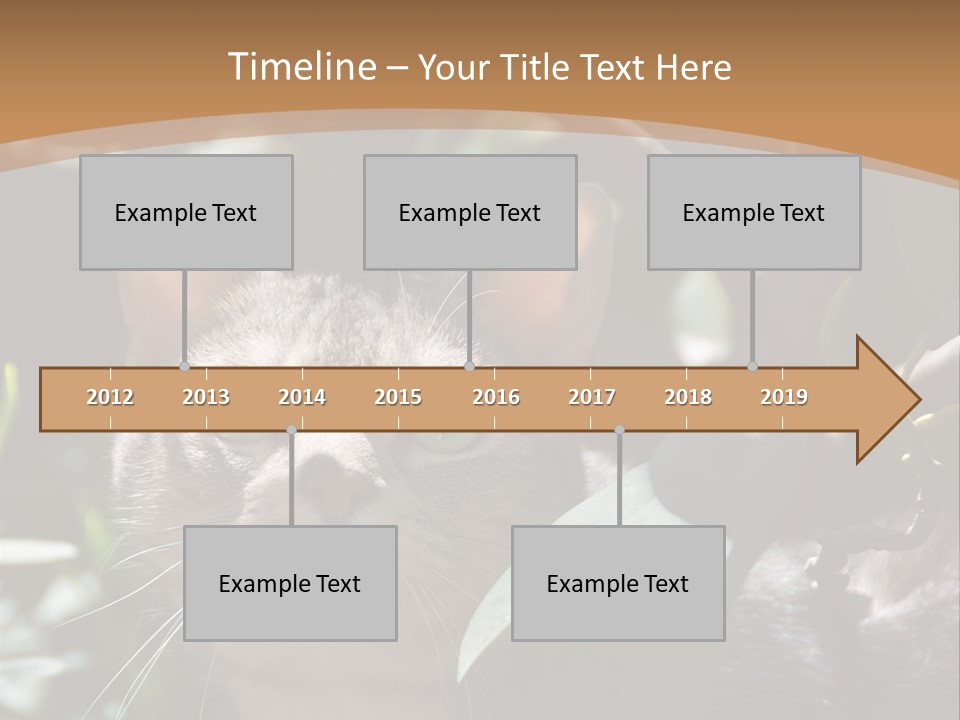 Green Creature Hair PowerPoint Template