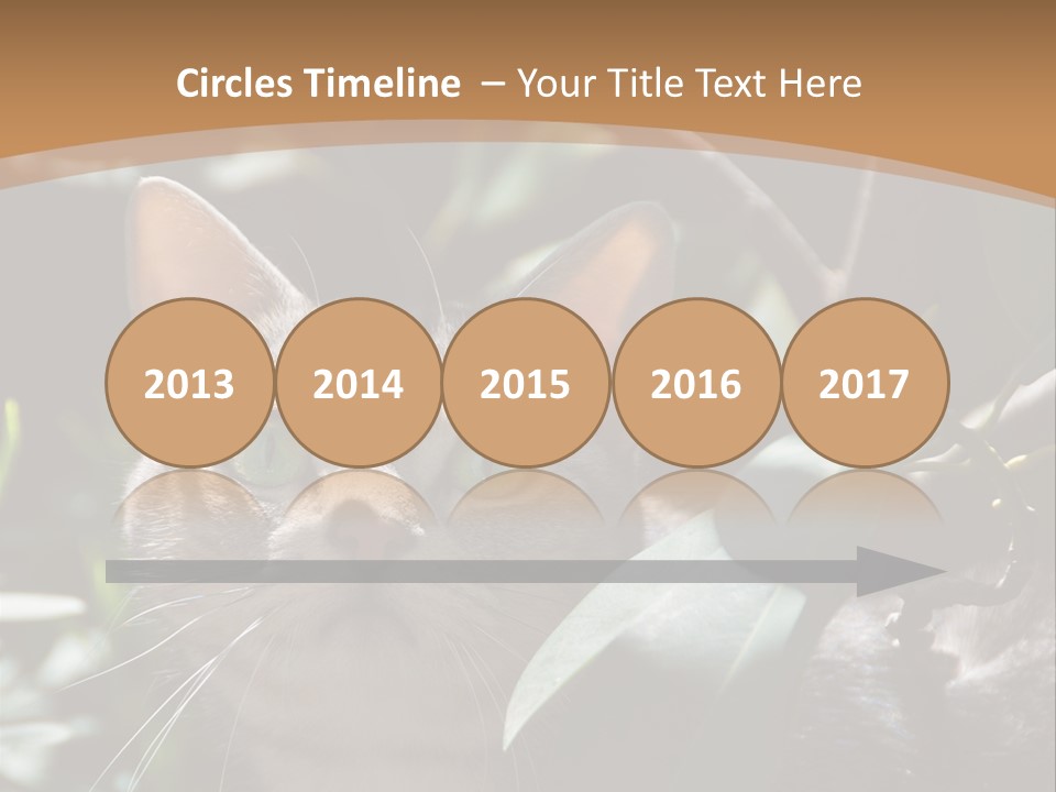 Green Creature Hair PowerPoint Template