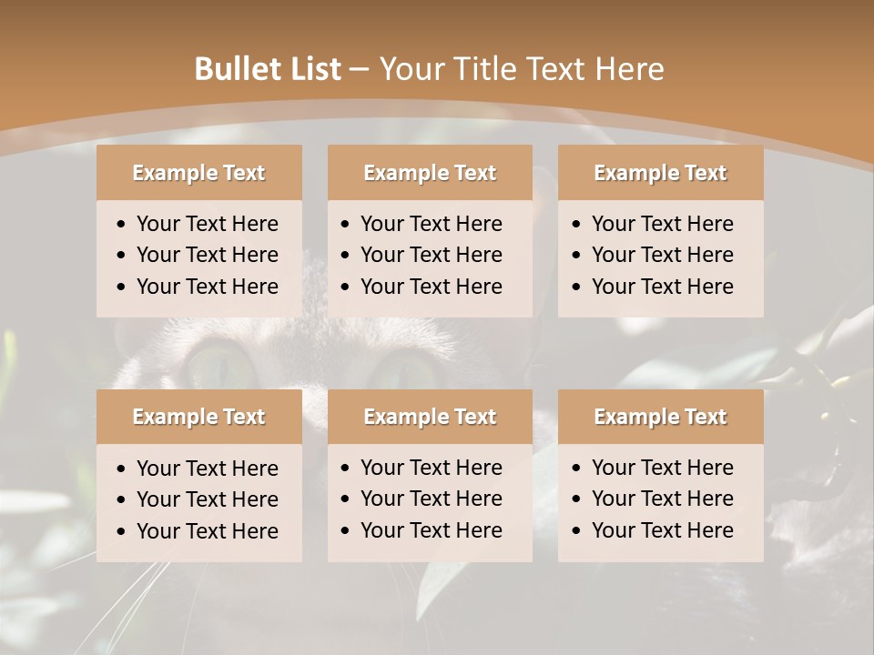 Green Creature Hair PowerPoint Template