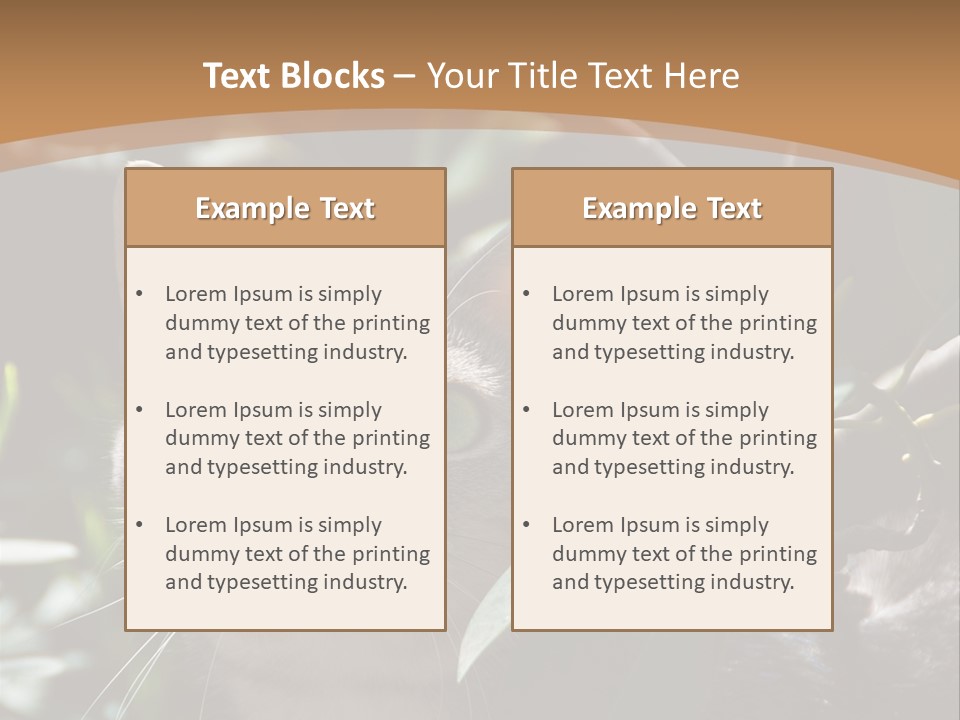 Green Creature Hair PowerPoint Template