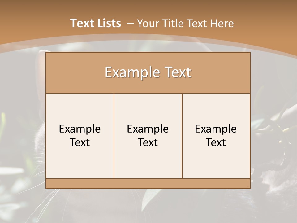 Green Creature Hair PowerPoint Template