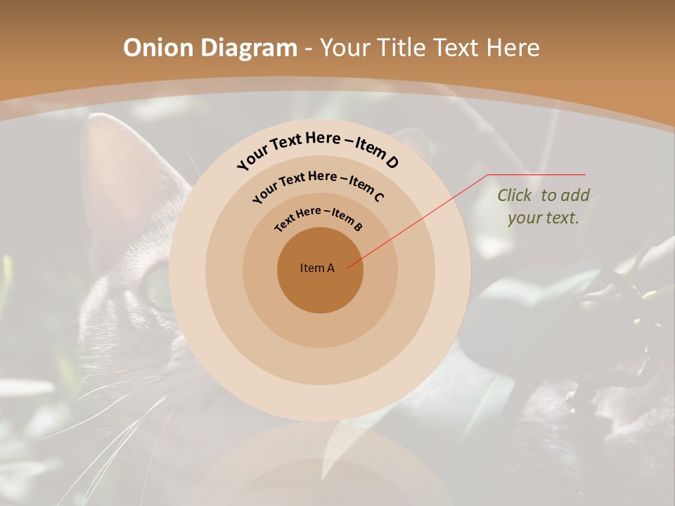 Green Creature Hair PowerPoint Template