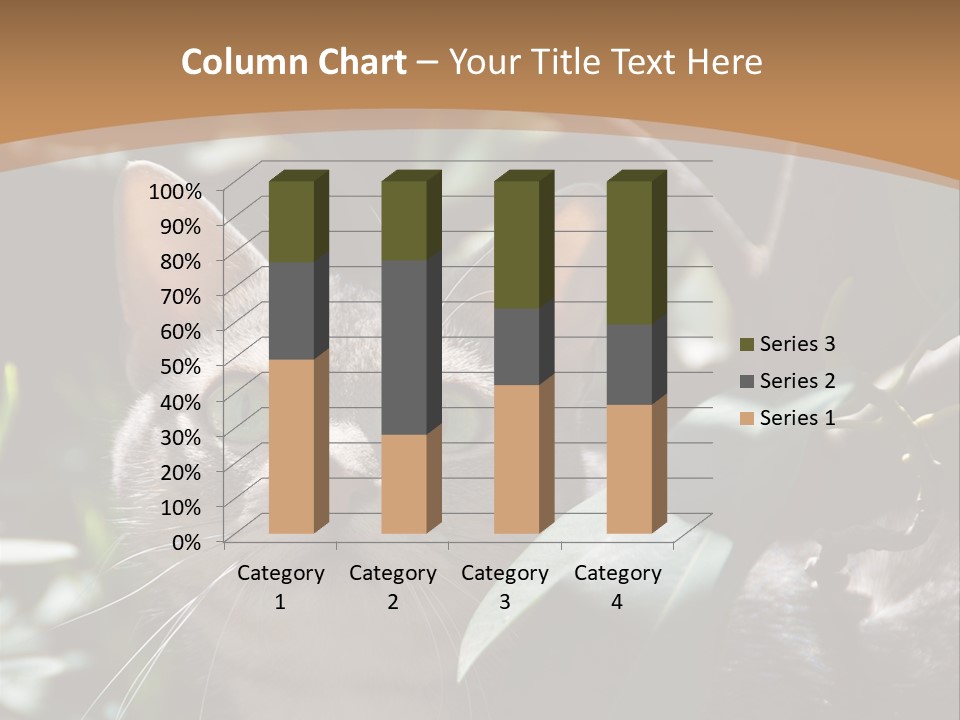 Green Creature Hair PowerPoint Template