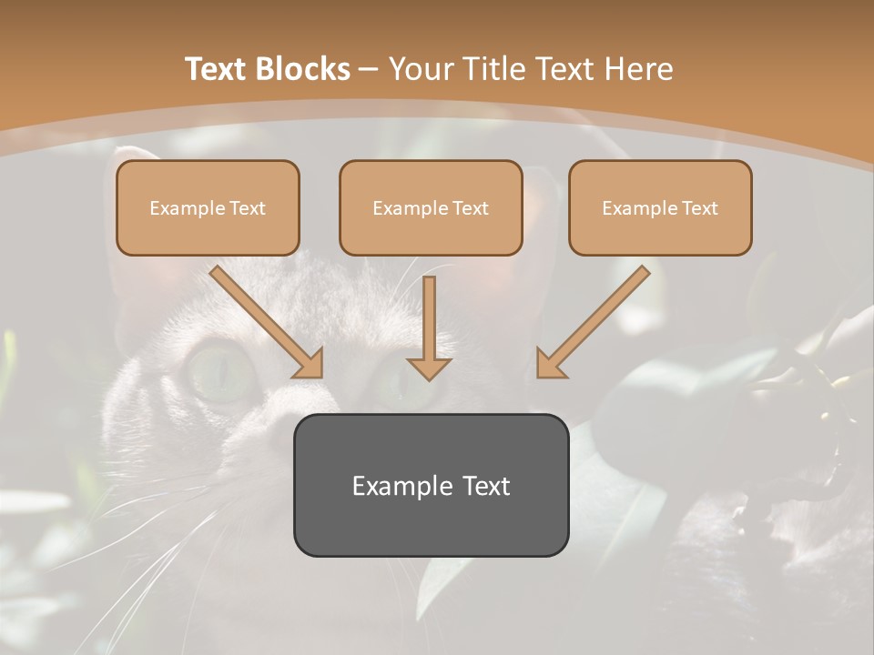 Green Creature Hair PowerPoint Template