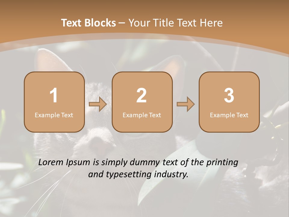 Green Creature Hair PowerPoint Template