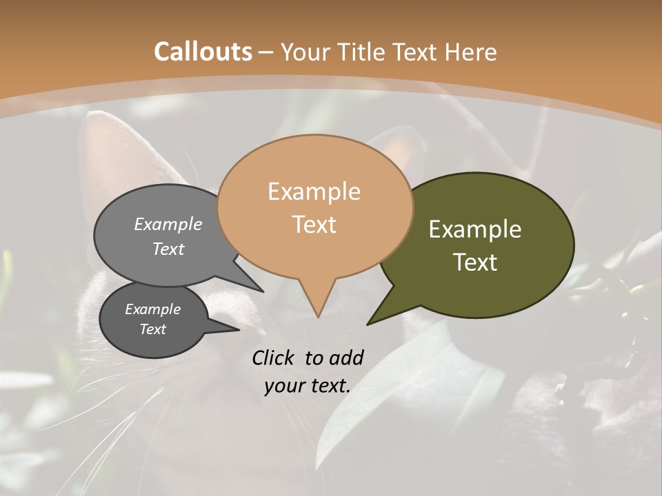 Green Creature Hair PowerPoint Template