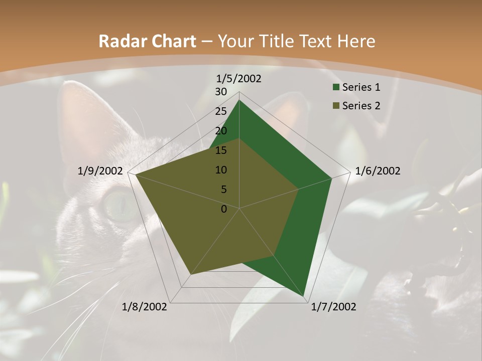 Green Creature Hair PowerPoint Template