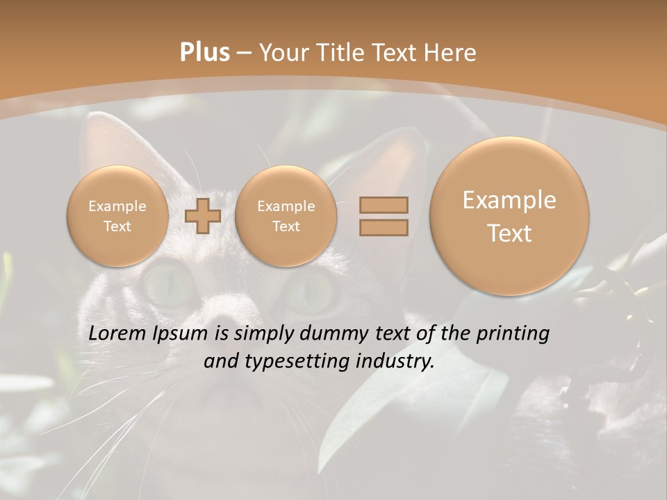 Green Creature Hair PowerPoint Template